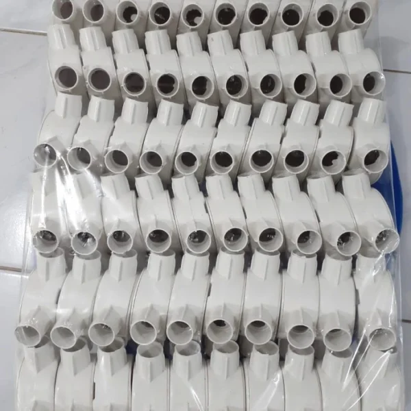 Tee Dus listrik 20 mm cabang 3 putih T dus 20 mm - Image 2